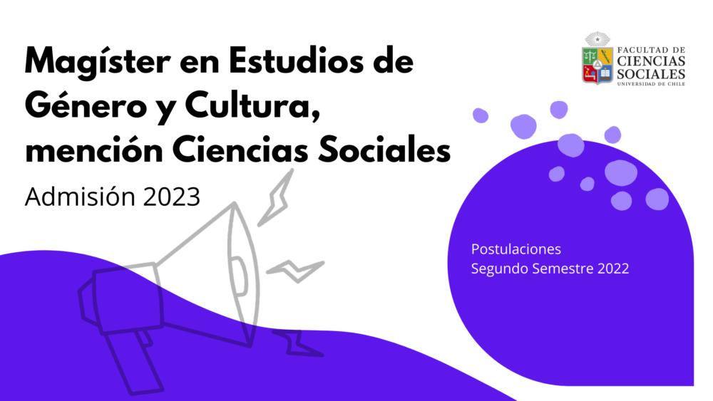Magíster en Estudios de Género y Cultura
